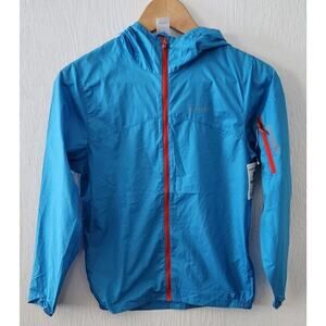 Oxylane Boys 10 years old Lightweight Packable Rain Jacket 40+ UPF